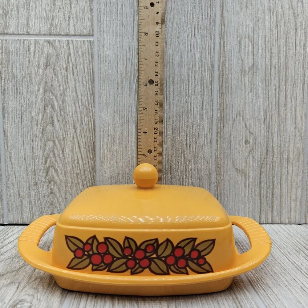 Vintage 70's Emsa Lot MCM Retro Mod Cream‎ Sugar Butter Salt Pepper W. Germany